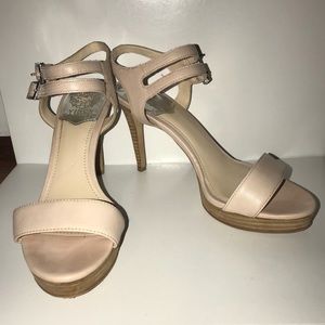 Vince Camuto Nude Heel- Sandal